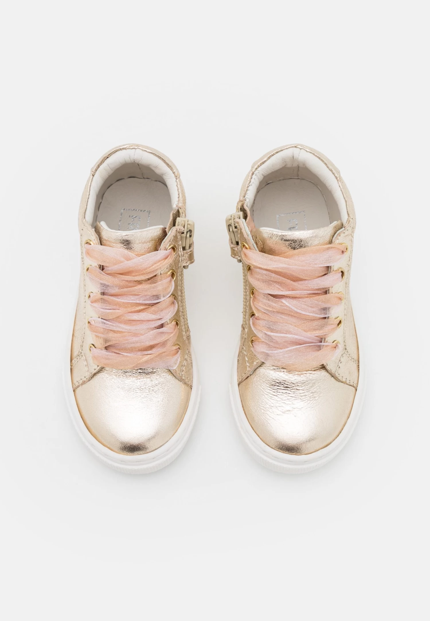 Friboo Leather - Sneakers Hoog - Gold - Image 4