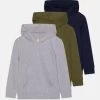 Friboo 3 Pack - Hoodie - Grey/Green/Blue