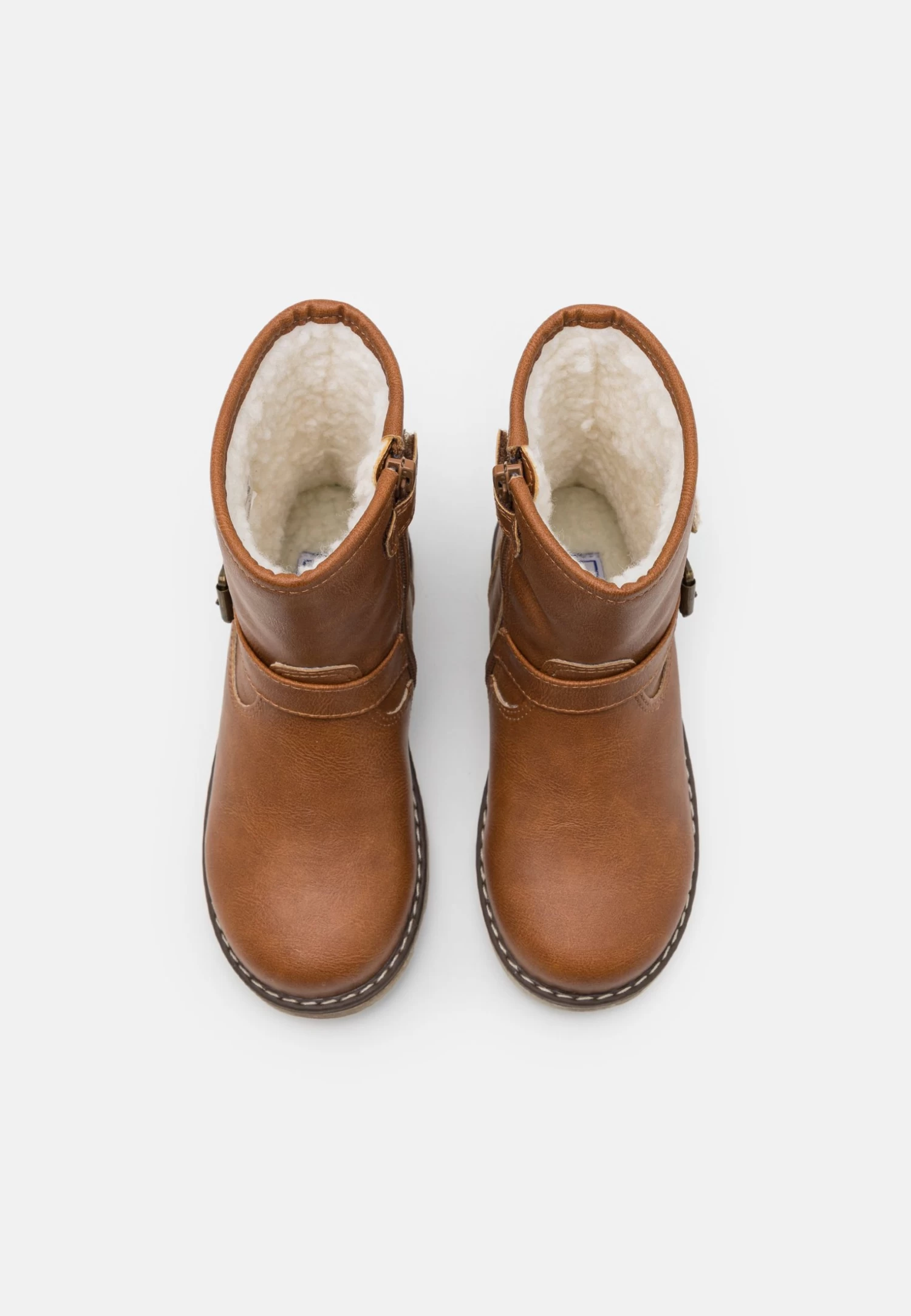Friboo Korte Laarzen - Cognac - Afbeelding 4