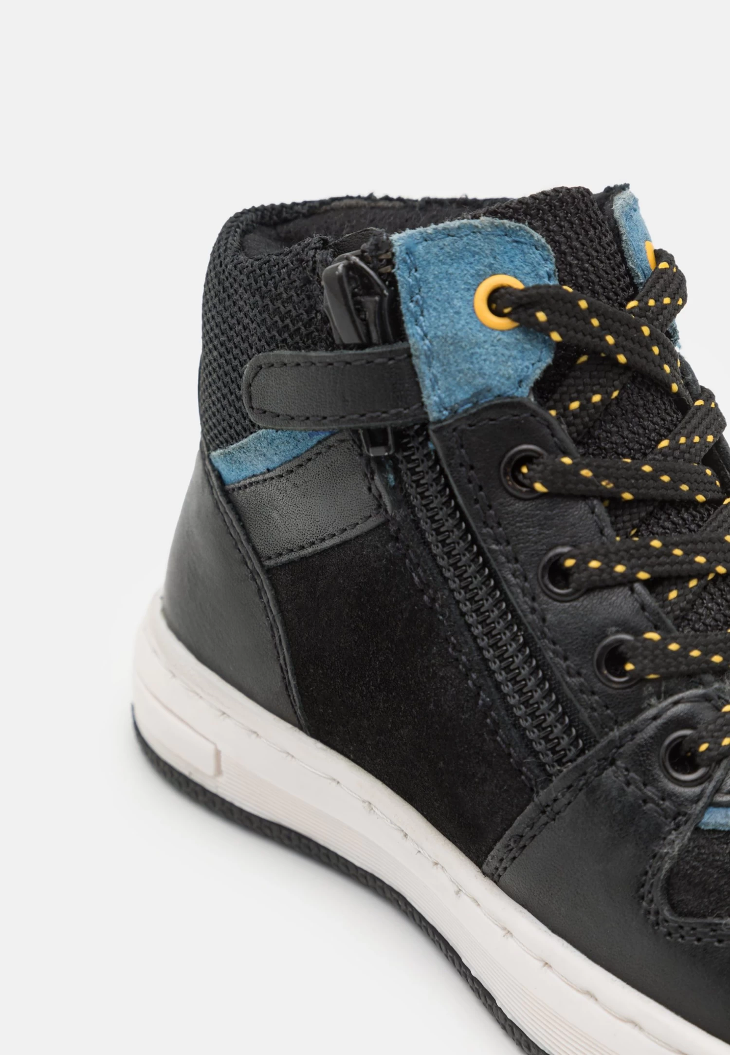 Friboo Leather - Sneakers Hoog - Black - Afbeelding 6