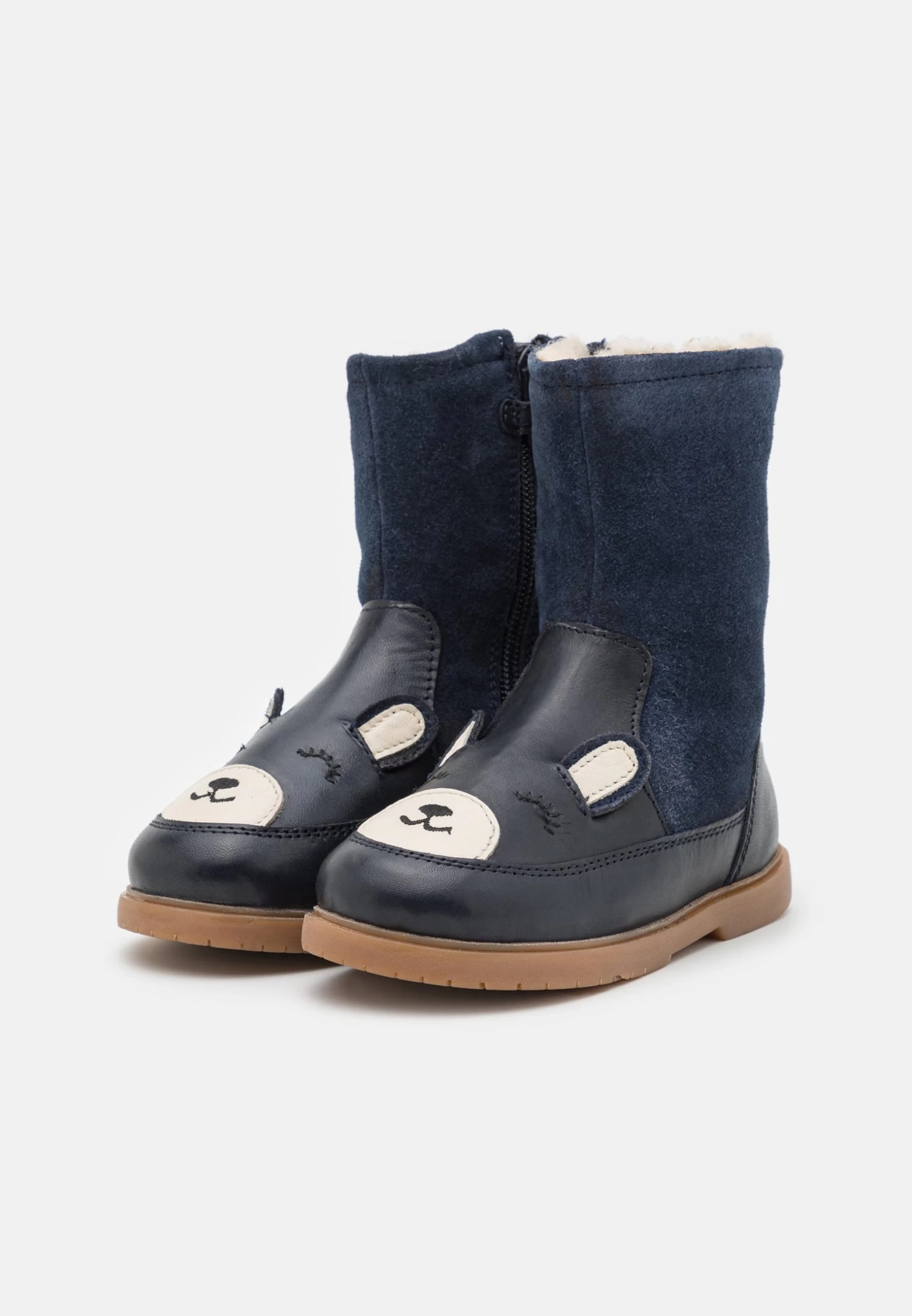 Friboo Leather - Snowboots- Dark Blue - Afbeelding 2