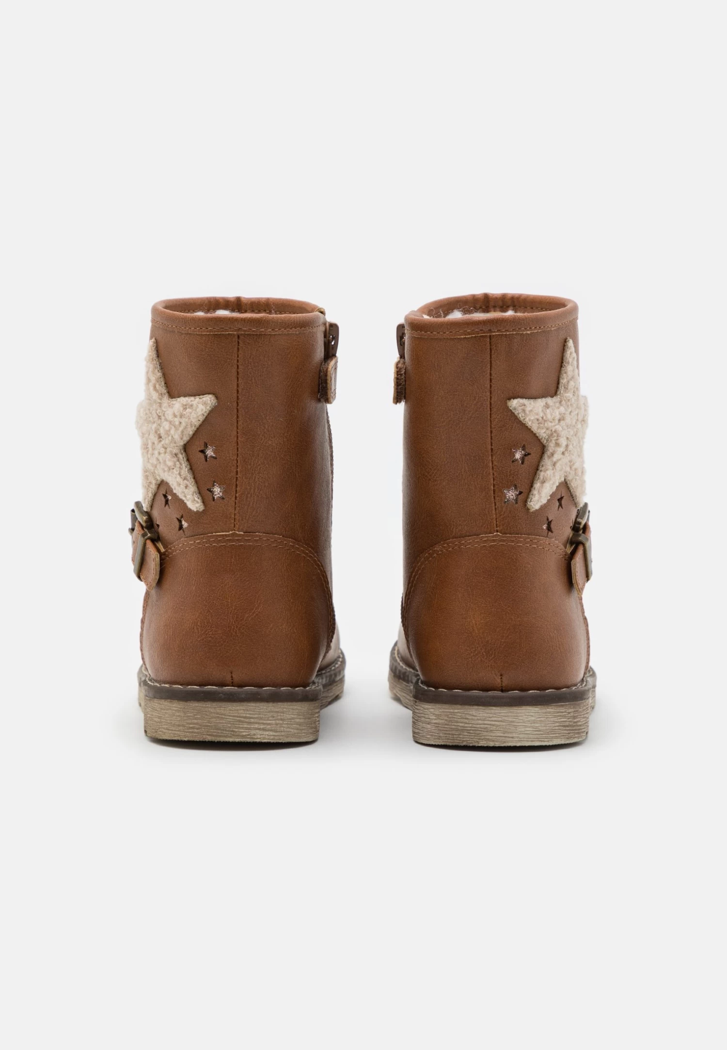 Friboo Korte Laarzen - Cognac - Afbeelding 3