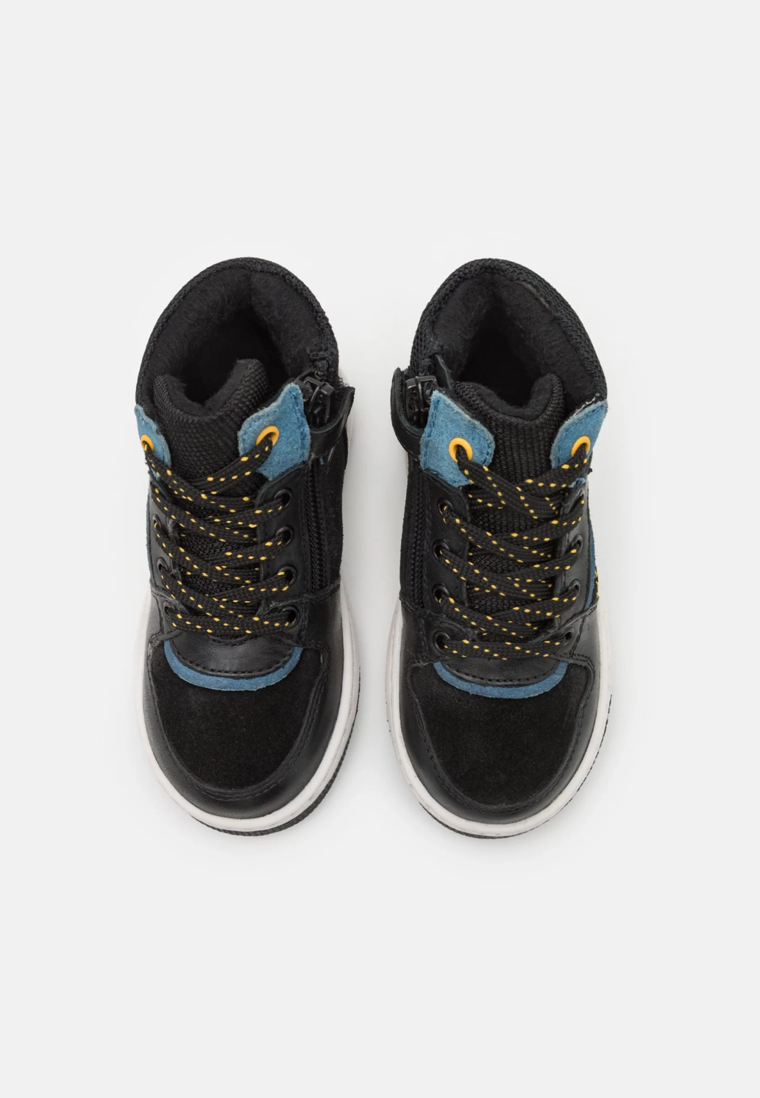 Friboo Leather - Sneakers Hoog - Black - Afbeelding 4