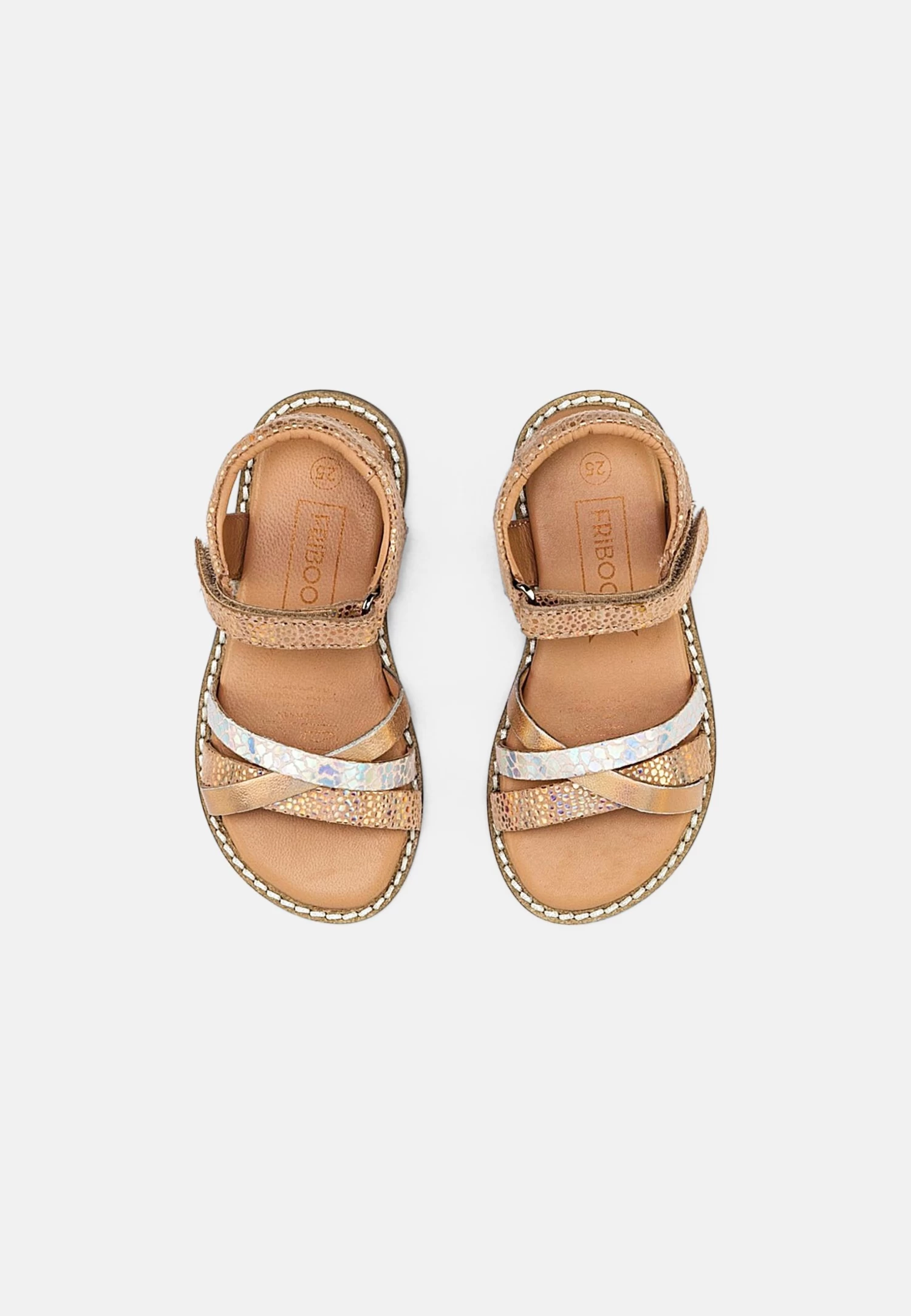 Friboo Leather Sandals - Sandalen - Rose Gold Coloured - Image 4
