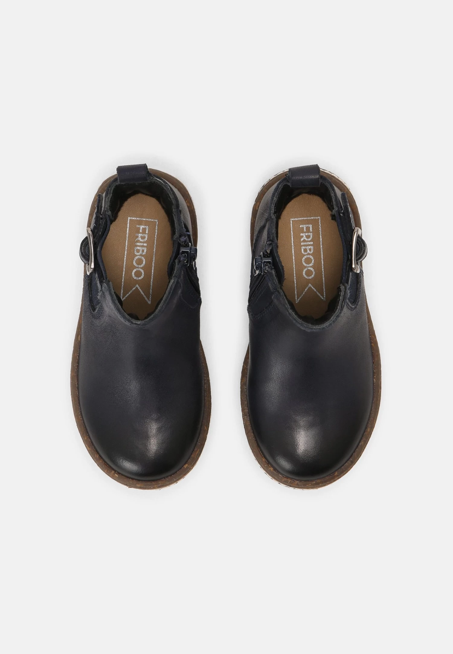 Friboo Leather Booties - Korte Laarzen - Dark Blue - Afbeelding 4