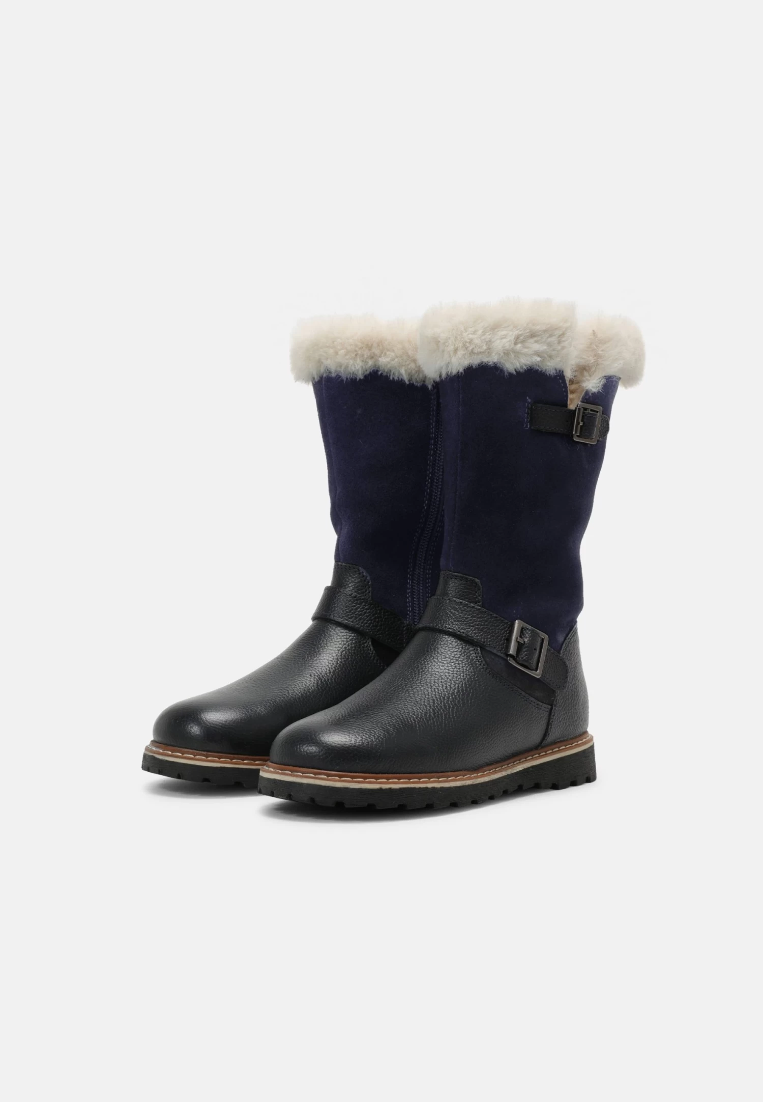 Friboo Leather - Snowboots- Dark Blue - Image 2