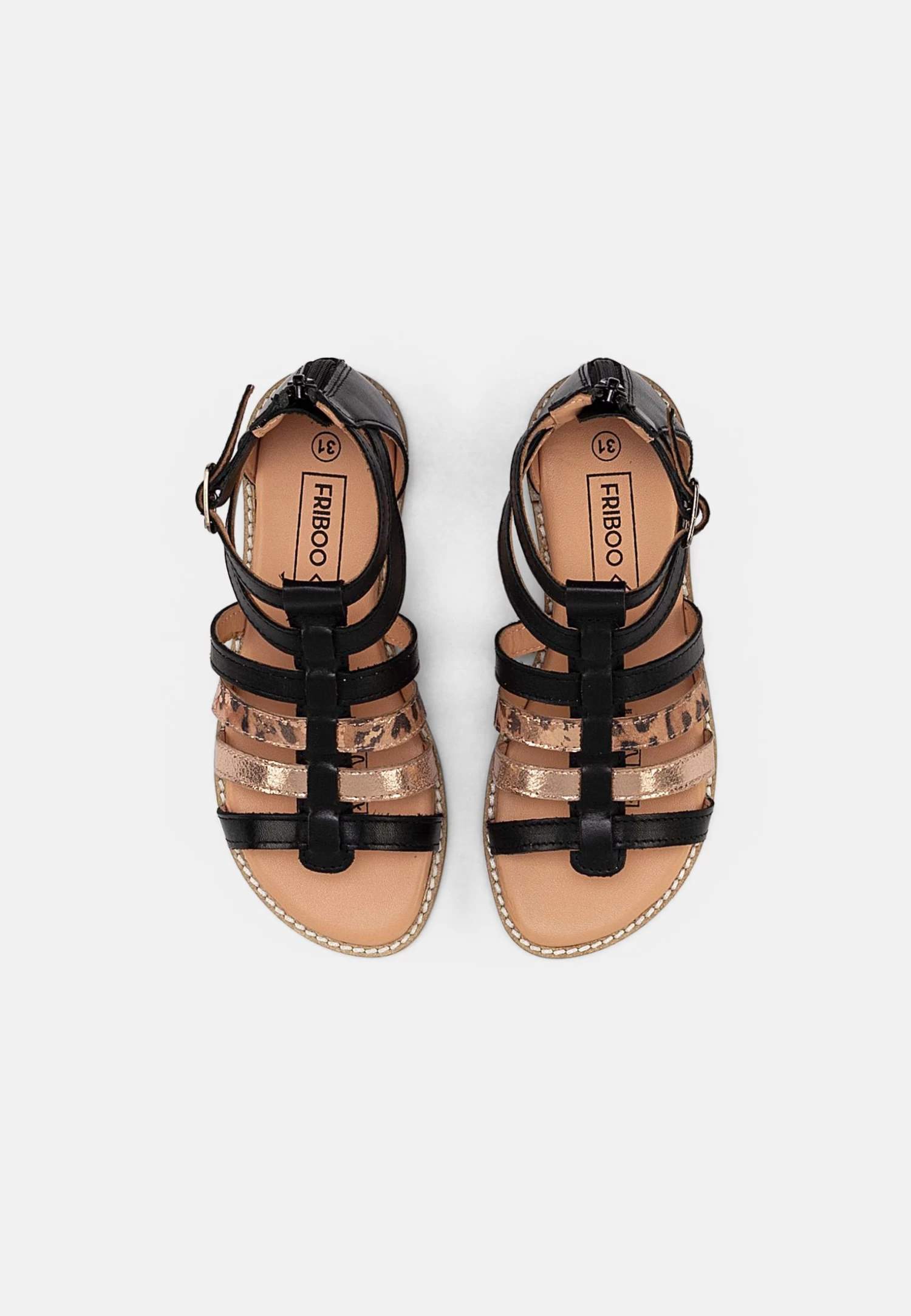 Friboo Leather - Sandalen - Black - Image 4