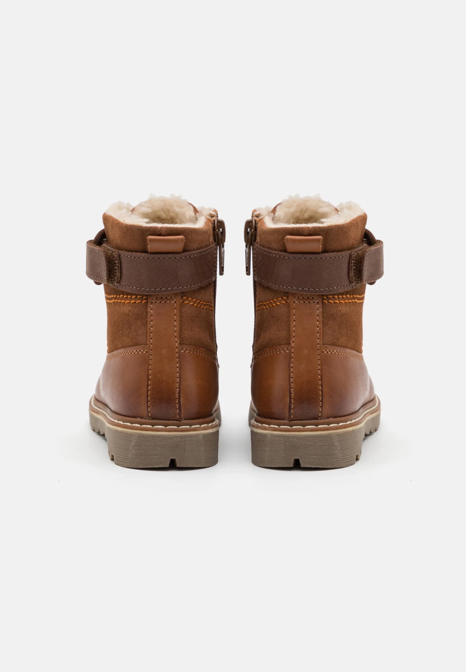 Friboo Leather - Veterboots - Cognac - Afbeelding 3