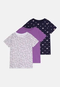Friboo T-Shirt Print - Blue /Purple/White