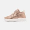 Friboo Leather - Sneakers Hoog - Rose Gold