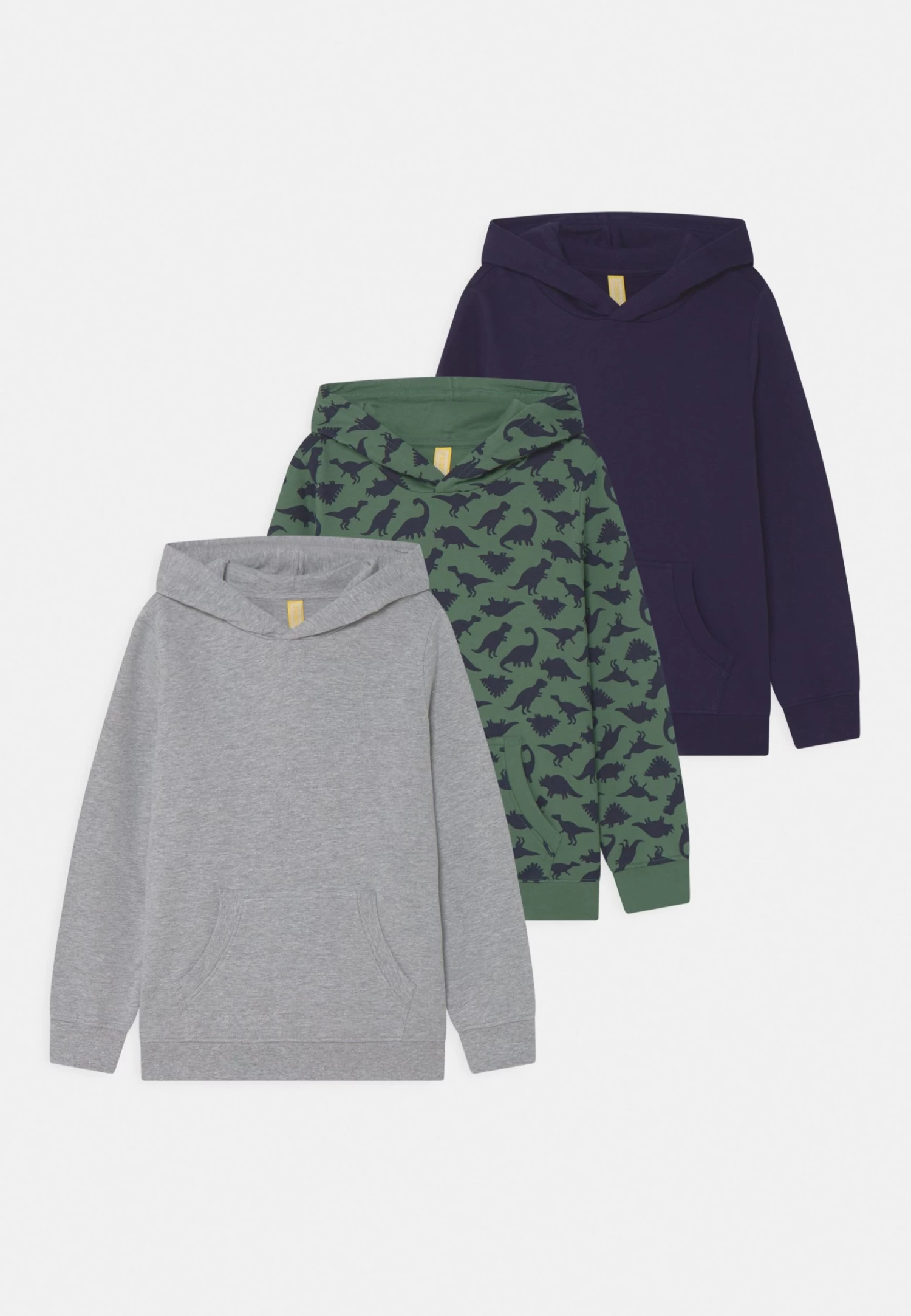 Friboo Hoodie 3 Pack - Sweater - Blue/Olive/Light Grey